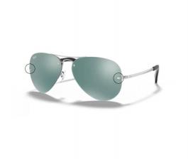 Pareja de Embellecedores Frontales Ray-ban RB3449 003/30 