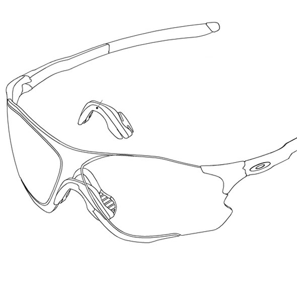 Soporte fijación del puente anatómico Oakley 9308