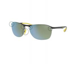 Kit Montaje Lentes  Ray ban RB4302M F624H1
