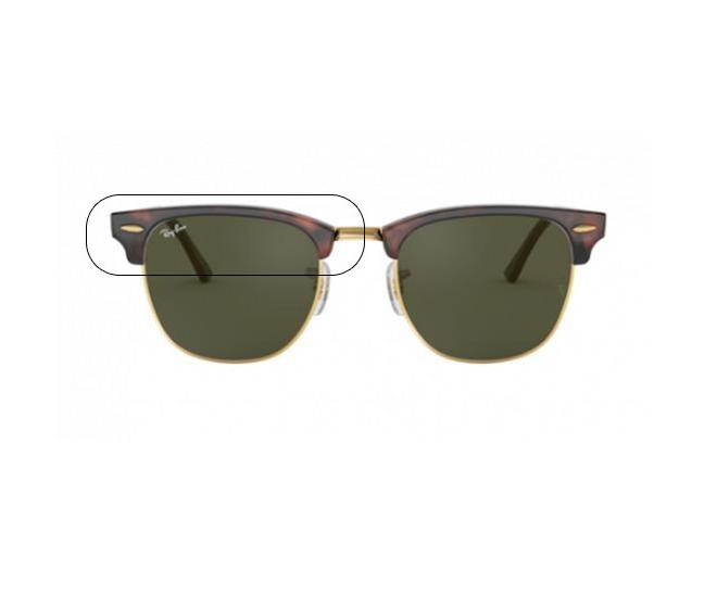 Juego de Cejas RB3016 Clubmaster W0366