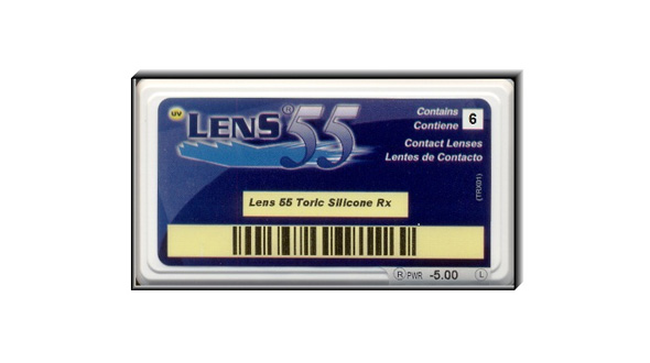 Lens 55 Toric Silicone Rx (6 Lentillas)