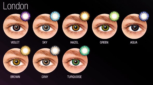 Lentilla de Color Anual London Fashion