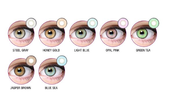 Lentilla de Color Anual Natural Diamonds Fashion