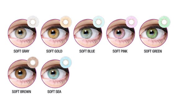 Lentilla de Color Anual Natural Soft Fashion