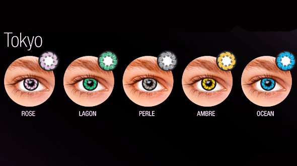 Lentilla de Color Anual Tokyo Fashion