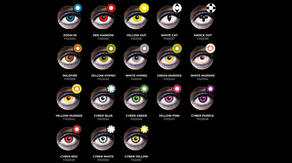 Lentillas de Fantasía Semanal Fashion